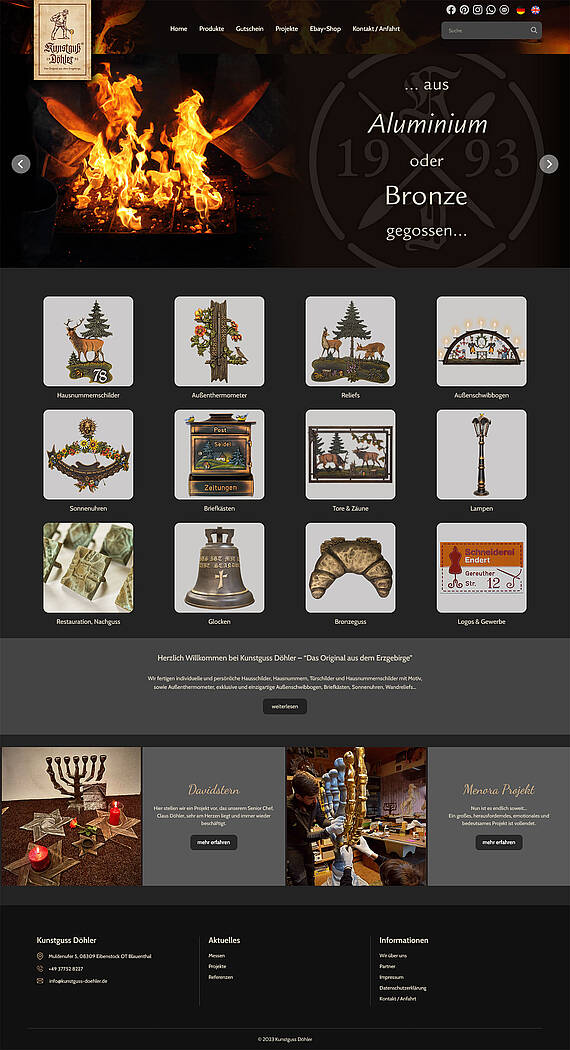 Webdesign Blauenthal, Eibenstock