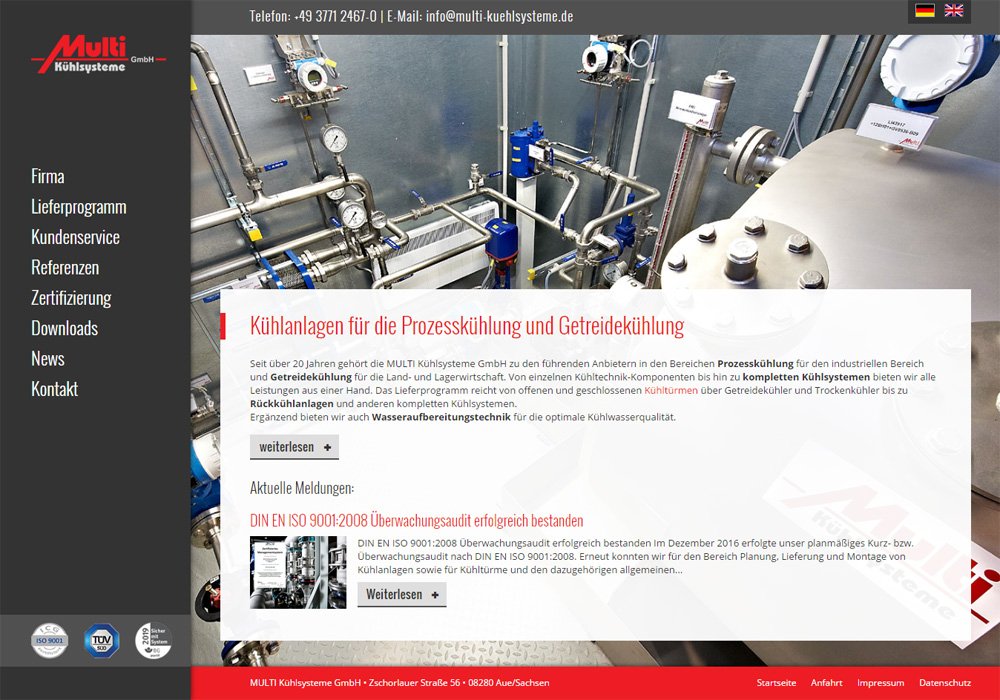 Webdesign Aue, Erzgebirge