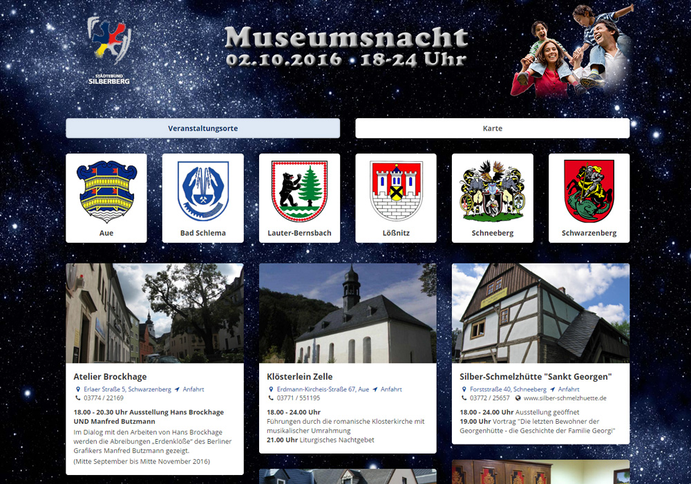 Webdesign Bad Schlema, Erzgebirge